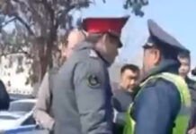 Бишкекте кайгуулчулар менен милиционерлердин ортосунда пикири келишпестик жаралды