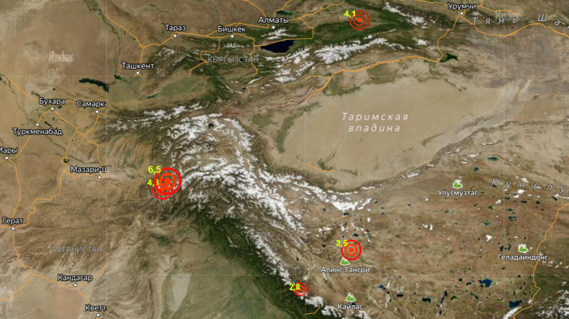 image 19 Кыргызстанцы ночью почувствовали землетрясение