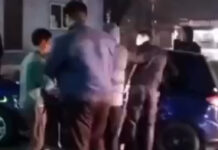 Видео с обыском машины в Бишкеке. В ГУВД заявили, что это были их оперативники