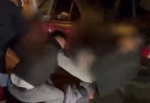 На одной из центральных улиц Бишкека задержали банду вымогателей — видео