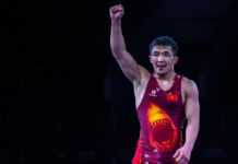 ВИДЕО: Шаршенбеков 53 секунданын ичинде индиялык балбанды жеңген