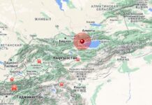 На Иссык-Куле произошло землетрясение силой 4 балла