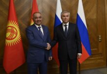 Төрага Шакиев Володин менен жолугушту