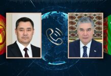 Садыр Жапаров Гурбангулы Бердымухамедовго көңүл айтты