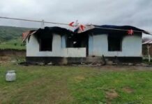 Жалал-Абадда чагылган түшкөн турак үйдүн ичинде 3 бала болгон