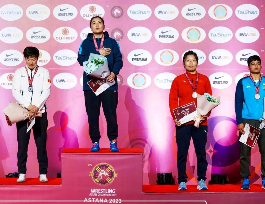 340842433 905015214099773 9213936281241127694 n Президент Жапаров поздравил наших спортсменок с медалями на чемпионате Азии