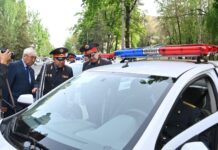 ИИМ. Нарын жана Жалал-Абад ОИИБна жаңы автоунаалардын ачкычтарын тапшырылды
