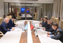 Ниязбеков БУУнун Жогорку Комиссарынын башкармалыгынын Улуттук кеңсесинин башчысы менен жолугушту