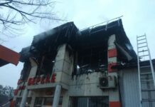 В Бишкеке сгорел швейный цех