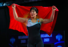Айпери Медет кызы вышла в финал чемпионата Азии по борьбе