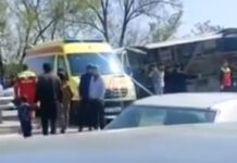 Бишкек-Манас аэропорту жолундагы кырсыкта 16 адам жабыркады, эки баланын абалы оор