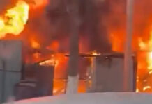 В Канте сгорел жилой дом, где незаконно торговали ГСМ — видео