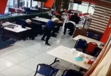 В столовой Бишкека мужчина сломал нос посетительнице. Она отказалась писать заявление — УВД