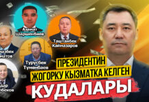 Президенттин жогорку кызматка келген кудалары