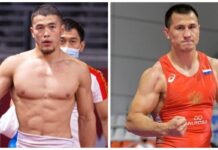 Акжол Махмудов Роман Власов менен күч сынайт