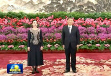 Элчи Актилек Мусаева Си Цзиньпинге ишеним грамоталарын тапшырды