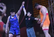 Кыргызстанец Роман Ким завоевал бронзу чемпионата Азии по борьбе