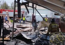 Дом, где ликвидировали вооруженного террориста, полностью сгорел