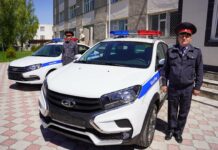 Спонсоры подарили УВД Иссык-Кульской области новые машины