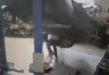 В Бишкеке на СТО на мужчину упала машина, он погиб