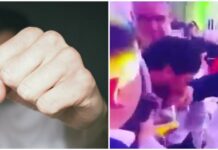 “Матраимовдун колун өпкөн”: видеого тарткан жигитти сабап кетишти