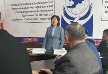 Новый омбудсмен Джамиля Джаманбаева представлена коллективу ведомства