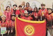 Кол күрөш боюнча Кыргызстандык спортчулар Азия чемпионатында 58 медаль утту