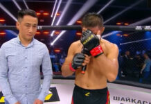 «Победу посвящаю своему отцу» — Бусурманкул Абдибаит уулу прослезился после боя