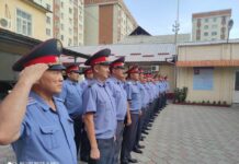 ИИМдин Күзөт кызматынын башчысы түштүк регионундагы түзүм бөлүмдөрдүн ишмердүүлүгүн текшерди