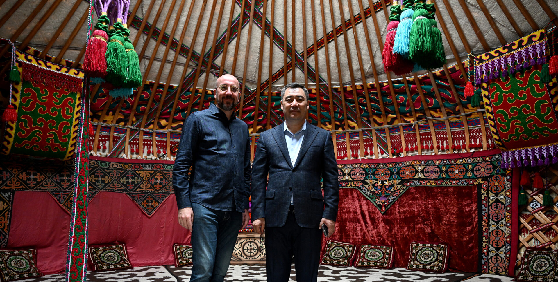 05 Главе Евросовета показали традиции и обычаи кыргызского народа - фото