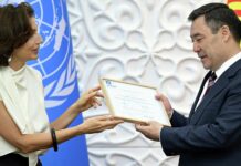 Жапаров ЮНЕСКОнун башкы директору Одрэ Азулени кабыл алды