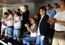 Садыр Жапаров вчера посетил матч сборных Кыргызстана и Ирана — видео