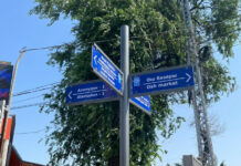 В Бишкеке начали устанавливать дорожные указатели — фото