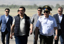 Садыр Жапаров ознакомился с проектом модернизации аэропорта «Талас»