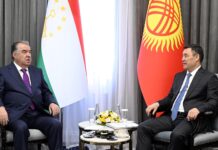 Садыр Жапаров встретился с Эмомали Рахмоном. Что обсудили