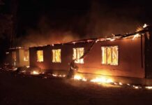 В Джалал-Абаде при пожаре в чайхане погибли два человека