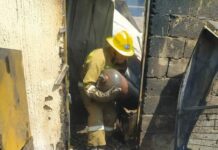 Сокулукта кафеден өрт чыгып, бир жаран жабыркады