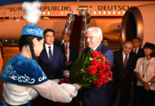 Кыргызстанга Германиянын президенти келди