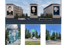 На многоэтажках в Бишкеке хотели нанести муралы с госдеятелями. Жители отказались