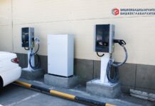 Две зарядные станции для электромобилей установили в Бишкеке