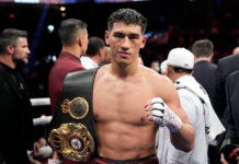 Дмитрий Бивол Кыргызстандын желеги астында күч сынайт