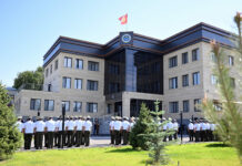 Жапаров Таластагы УКМКнын жаңы имаратын ачты