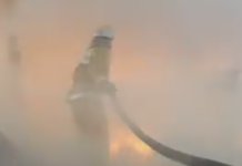 В гостинице «Причал-24» в Бишкеке утром произошел пожар — видео