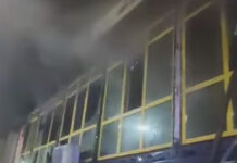 На рынке «Дордой Моторс» произошел пожар