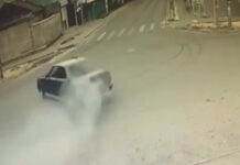 «Хотел попонтоваться перед девушкой». Водитель BMW устроил дрифт в Бишкеке