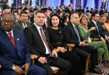 Садыр Жапаров и первая леди приняли участие в инаугурации Эрдогана