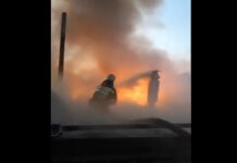 ВИДЕО: Бишкекте мейманкана өрттөнүп кетти