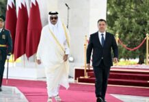 Садыр Жапаров менен Катар эмири расмий жолукту