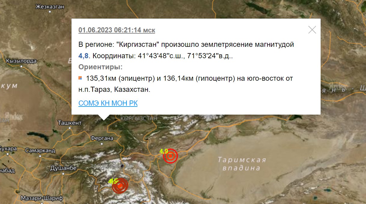 В кыргызстане произошло землетрясение. Полезные ископаемые Джалал Абадской обл.