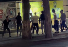 Бишкекте майрамдан кийин массалык мушташ болду